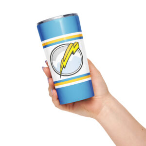 Lightning Tumbler Logo Side