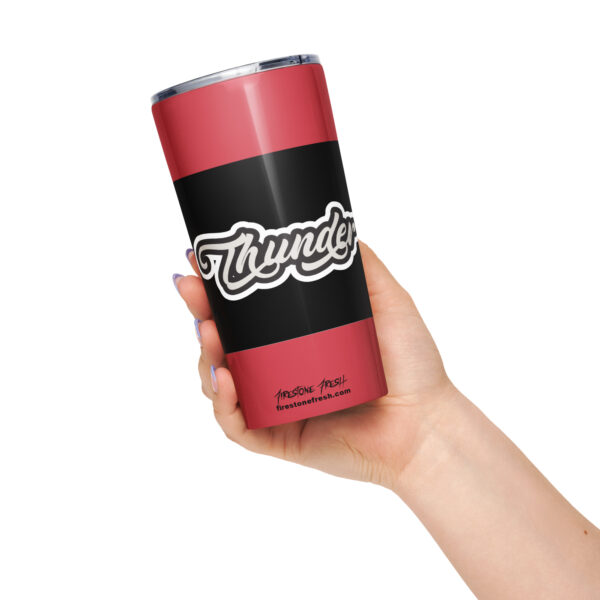 Thunder 20 oz Tapered stainless steel tumbler - Image 4