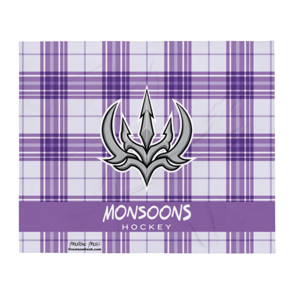 Monsoons Tartan Throw Blanket