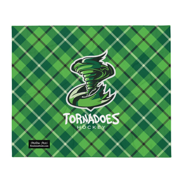 Tornadoes Tartan Throw Blanket