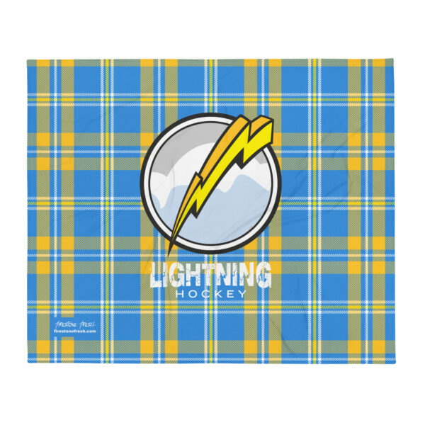 Lightning Tartan Throw Blanket