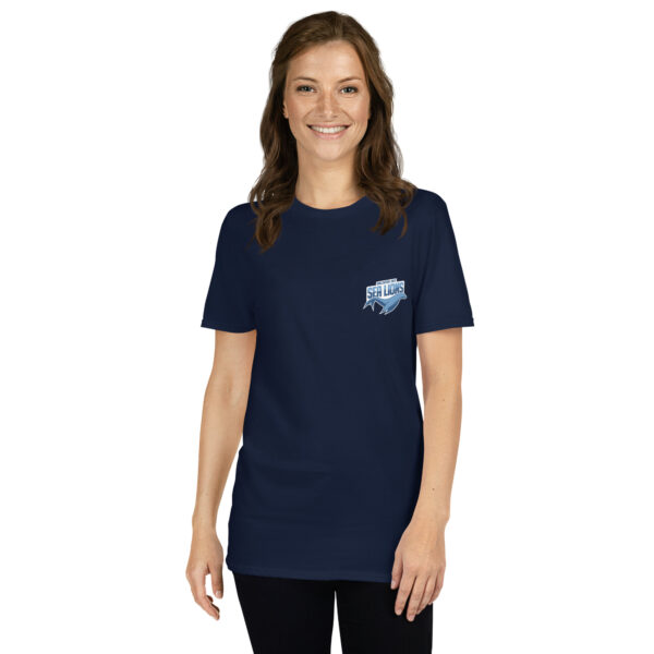 Sea Lions Pocket Logo ONLY Gildan Softstye Unisex T-Shirt