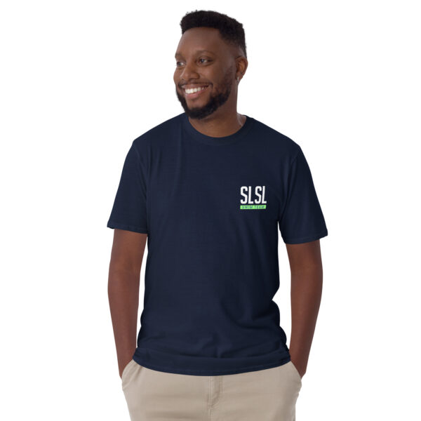 SLSL Swim Team Pocket Logo ONLY Gildan Softstyle Unisex T-Shirt